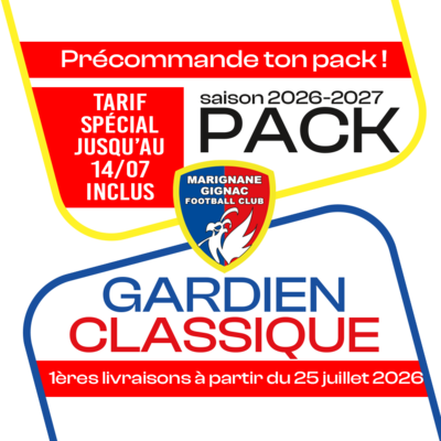 PACK GARDIEN MGFC 26-27
