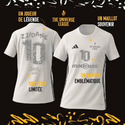MAILLOT BLANC UNIVERSE 25