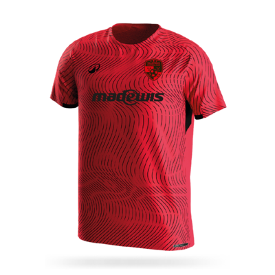 MAILLOT ROUGE|NOIR VILLEPREUX 25-26 (530B)