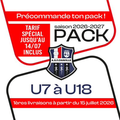 PACK U7 A U18 CHAVILLE 26-27