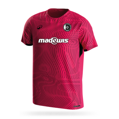 MAILLOT DEC ROSE NEON|NOIR LE FOUSSERET 26-27 (530G)