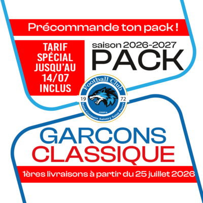 PACK GARCON ST GERMAIN 26-27
