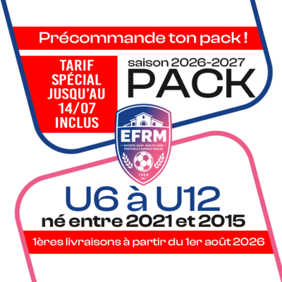PACK U6 A U12 EFRM 26-27