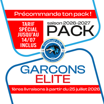 PACK ELITE GARCON ST GERMAIN 26-27