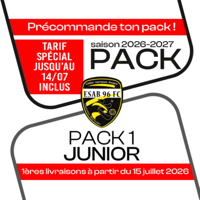 PACK N°1 JUNIOR ESAB96 26-27