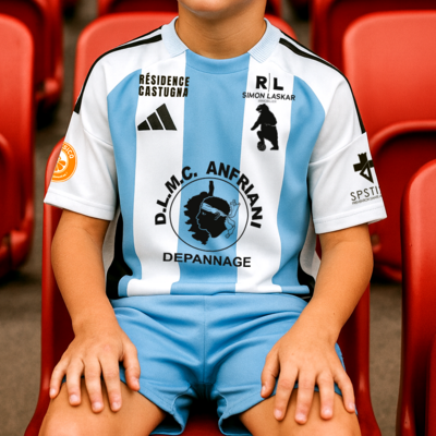 MAILLOT JUNIOR AWAY ACA AVEC SPONSORS 25-26