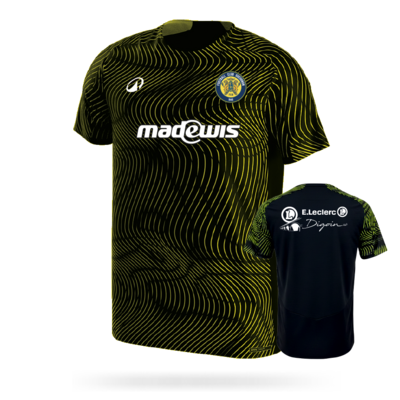 MAILLOT DEC NOIR|JAUNE GUEUGNON 26-27 (530N)