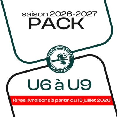 PACK U6 A U9 PEYREHORADE 26-27
