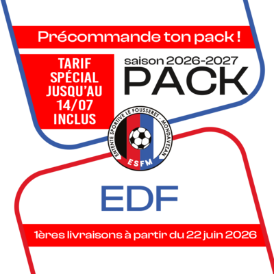 PACK EDF LE FOUSSERET 26-27