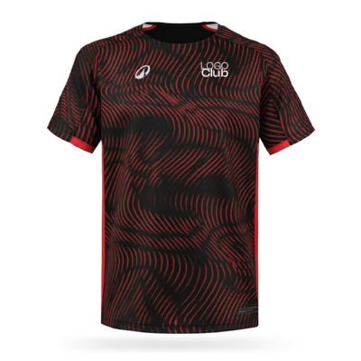MAILLOT DEC BRODE NOIR|ROUGE JUNIOR TR. WAVE ORB24 BOUTIQUE