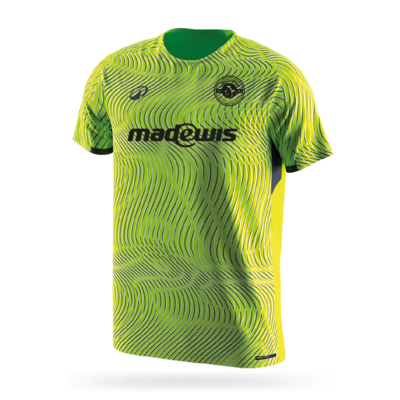 MAILLOT DEC JAUNE NEON|NOIR GARDIENS LIBOURNE 26-27 (530E)