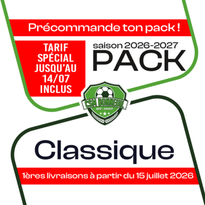PACK CLASSIQUE BONNEUIL 26-27