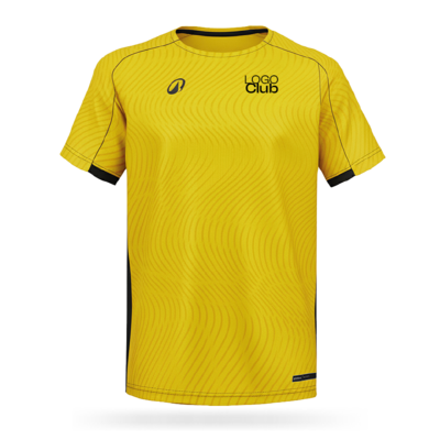 MAILLOT DEC BRODE JAUNE|SOLEIL SENIOR TR. WAVE ORB24 BOUTIQUE